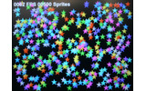 CrystalMarkを実行中(スプライトの描画テストの画像
