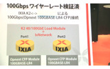 100Gbpsワイヤーレート検証済の画像