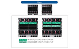 HP StorageWorks P4800 G2 63TB SAS BladeSystem SANソリューション背面の画像