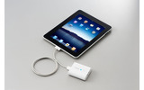 iPad充電も可能な「エネループモバイルブースター」の画像