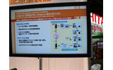 　12月15日から17日まで東京ビッグサイトで開催されている環境イベント「エコプロダクツ2005」には、リサイクル業界や自動車業界、石油業界などとともに、ソニーや日立、東芝、松下、シャープ、NECといった電機メーカーも参加してその環境技術の展示を行っている。の画像