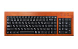 竹で作られたWindows日本語キーボード「竹千代」の画像