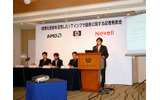 発表会には各社のキーパーソンが出席。今回の仮想化インフラにおける自社のアドバンテージを語った。の画像
