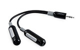 フォーカルポイントコンピュータは、iPodなどポータブルオーディオプレーヤーの音楽を2人で同時に楽しめるオーディオスプリッタケーブル「SmartShare」を3月に発売する。の画像