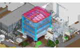 図4：レーザースキャンデータと建物データの合成2の画像