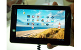 Android 3.x系列初の7インチタブレット「MediaPad」。現状はAndroid 3.1が動作中の画像