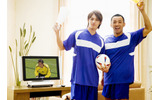 サッカーの川口能活選手がゲスト出演するNECの新テレビCMの画像