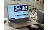 PowerBook G4の17インチ画面で編集チェックの画像