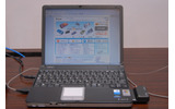 WiMAXやCDMA EV-DOなどと並んで、移動通信の高速化技術である「HSDPA」。WIRELESS JAPAN 2006では、NTTドコモとNECのブースで実機によるデモンストレーションを行っている。の画像