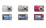 　カシオ計算機は、720万画素のCCDを搭載したコンパクトデジタルカメラ「EXILIM ZOOM EX-Z700」を発表した。シルバーが8月10日発売、ゴールドとレッドは8月25日発売となる。価格はいずれもオープンプライスだが、同社による推定価格は45,000円。の画像
