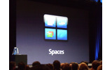 　アップルコンピュータは、2006年8月7日（現地時間）、米国サンフランシスコで開催中のアップル世界開発者会議 基調講演にて、Mac用の新オペレーティングシステム「Mac OS X 10.5（開発名：Leopardレパード）」を初公開した。の画像