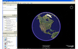 　米Googleは、オンライン3D地図ソフト「Google Earth」（4β）の日本語版を13日付けで公開した。メニューなどのインターフェイスが日本語される。これに合わせ、配信される地図データも日本語化や、情報の充実が図られている。の画像