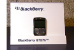 会場内に展示されていたBlackBerry 8708hの画像