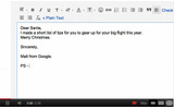 GoogleのクリスマスCMの画像