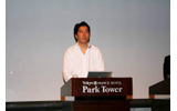 グリー代表取締役社長の田中良和氏の画像