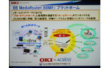 NGNがもたらす新時代のホームネットワーク。OKIはACCESSと提携することで、今後のホームネットワークをも視野にいれたビジネスを展開するの画像