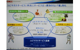 沖電気の目指す差別のない個別化を具現化するためのユビキタスネットワーク。ユビキタス的なサービスこそが個々人へのサービスを充実させるとしているの画像