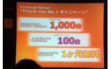 「Thank You No.1キャンペーン」の概要の画像