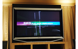 ：CEATEC 2006で東芝が展示をしていたSEDパネルを採用したテレビ（2006年10月3日撮影）の画像