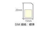SIMカードサイズの画像