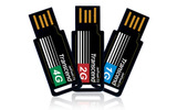 CeBIT2007に出展予定の重さ2gのUSBフラッシュメモリ「T2K」の画像