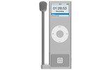 MicroMemo nano 2G(シルバー)の接続例の画像