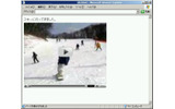 ホームページに動画を貼り付けた状態の画像