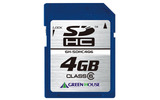 グリーンハウスは18日、最低転送速度6MB/秒を保証するClass6対応のSDHCメモリーカード3製品を発表した。発売は5月上旬で、価格はオープン。の画像