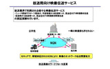 放送局向け映像伝送サービスの実験の画像