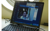 ラボ内でSkypeを使っての通信テストの画像