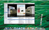 公開された「Mac OS X Leopard」のスクリーンの画像