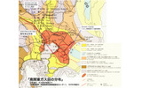 関東平野南部の地下に埋蔵される天然ガスの画像