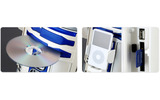 スロットインタイプのDVDプレーヤーを内蔵するほか、iPod専用スロットやメモリーカードスロットを搭載の画像