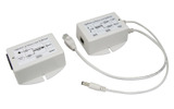 LAN-POEKIT12（左からPoE給電アダプタ、PoE受電アダプタ）の画像