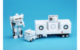 TRANSFORMERS MUSIC LABEL CONVOY playing iPod speaker（iPodは別売）の画像
