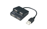 ブラックの「USB-HUB233BK」の画像