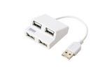 ホワイトの「USB-HUB233WH」の画像