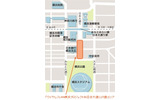 無線LAN可能エリアの地図の画像