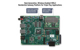 Vx180とXSPANチップを搭載したボードの画像