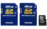 左からSD-HC032GT4、SD-HC016GT4、SD-MH008GAの画像