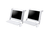 VALUESTAR Nシリーズ（左：15.4型ワイド液晶搭載モデル、右：17V型ワイド液晶搭載モデル）の画像