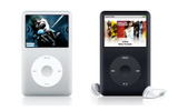 iPod classic（左からシルバー/ブラック）の画像