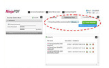 ローカルのコンピュータ、またはSalesforceの「Document」フォルダにあるファイルからPDFファイルを作成可能の画像