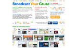 現在のNonprofit Programのトップページの画像