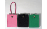 Leather Pouch Case for 3rd iPod nano(左から、ピンク/ブラック/グリーン)の画像
