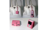 Leather Pouch Case for 3rd iPod nano使用例の画像