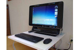 ダイニングに置いて使いたいところだが、隣の和室にセットしたHP TouchSmart PCの画像