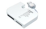 　イメーションは、USB2.0対応のマルチメモリカードリーダーライター「FlashGO! カードリーダー・ライター」4機種を7月22日に発売する。特徴は、いずれも携帯用メモリカードを直接挿入できることだ。価格はいずれもオープン。の画像