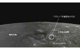 上記写真にアポロの着陸地点付近を図示したものの画像