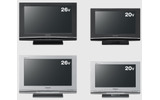 【左】TH-26LX80（上からブラック/シルバー）【右】TH-20LX80（上からブラック/シルバー）の画像